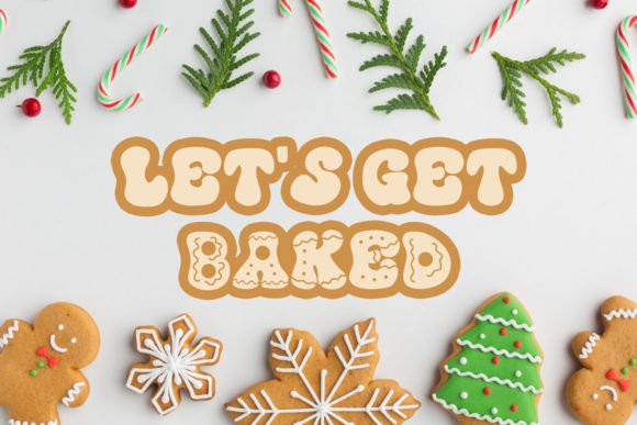 Gingerbread Nelly Font - Preview 2