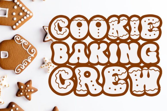 Gingerbread Nelly Font - Preview 3