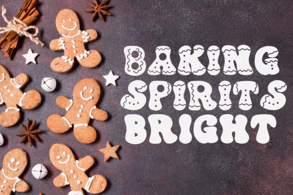 Gingerbread Nelly Font - Preview 4
