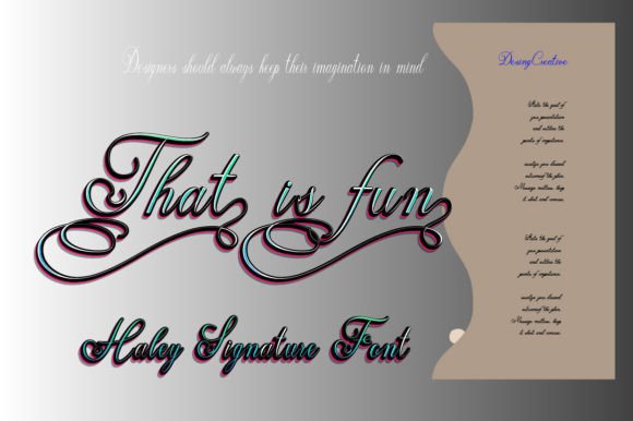Haley Font - Preview 4