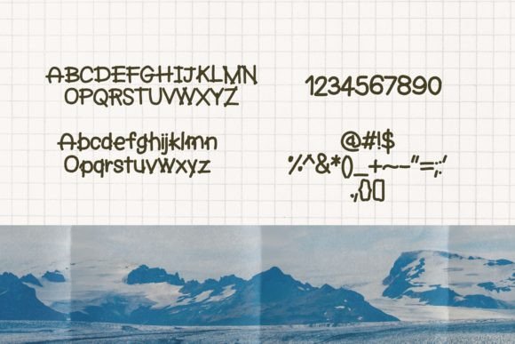 Horten Font PNG with transparent background - Preview 4