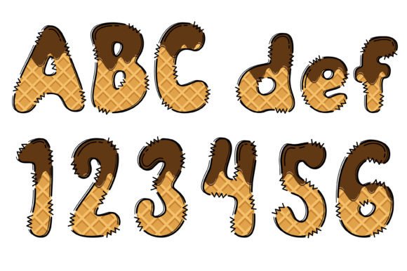 Junk Food Bundle Font PNG with transparent background - Preview 3