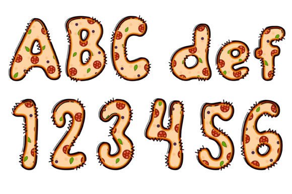 Junk Food Bundle Font PNG with transparent background - Preview 4