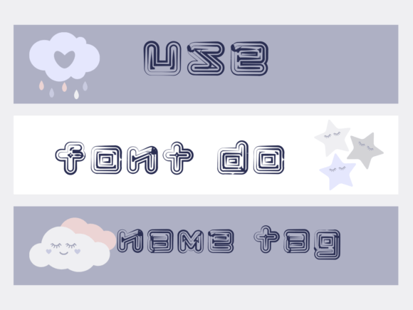 Middle Sheep Font PNG with transparent background - Preview 2