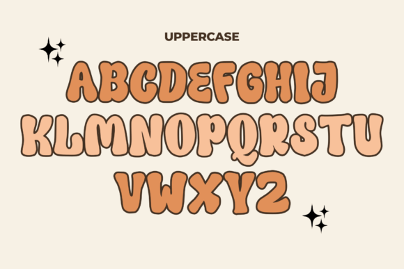 Mosqe Groovy Font PNG with transparent background - Preview 3