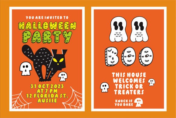Pumpkin Bites Font PNG with transparent background - Preview 2