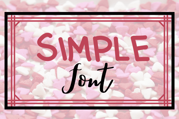 Simple Fonts