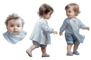 Baby Boy Nursery Clipart Bundle Graphic by Markicha Art · Creative Fabrica