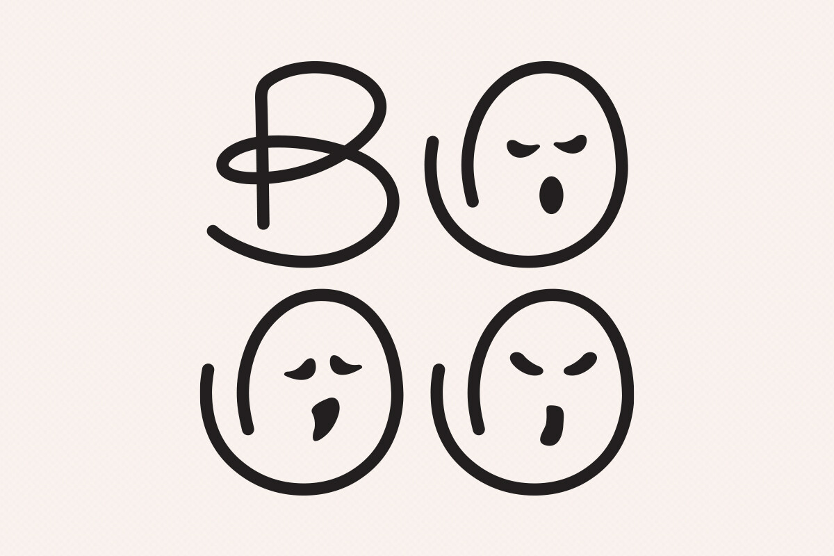 Boo Ghosts Outline Iconic Vector Line Graphic by sargatal · Creative ...