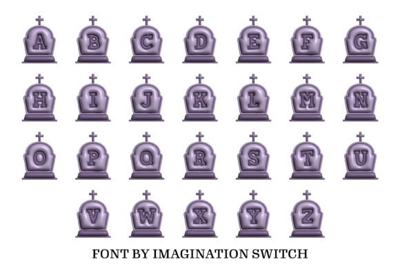 Cemetery Inflated Font - Preview 1