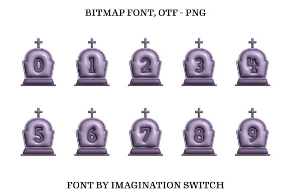 Cemetery Inflated Font - Preview 3