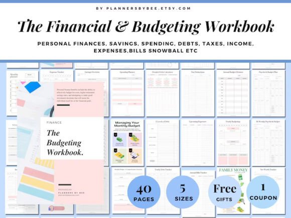 Digital Budget Planner, Finance Tracker