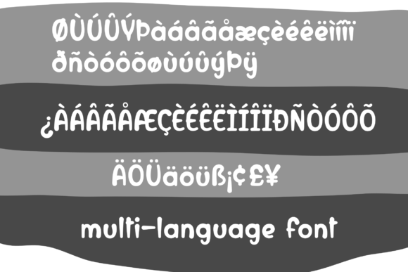 FluffyCandy Font - Preview 5