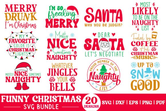 Funny Christmas SVG Bundle Vol. 2