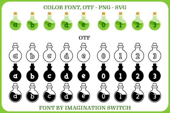 Green Potion Font - Preview 2