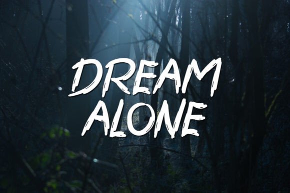 Halloween Brushting Font - Preview 1
