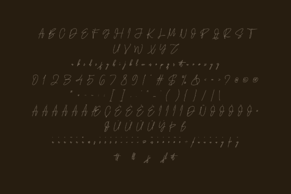 Himatany Font PNG with transparent background - Preview 4