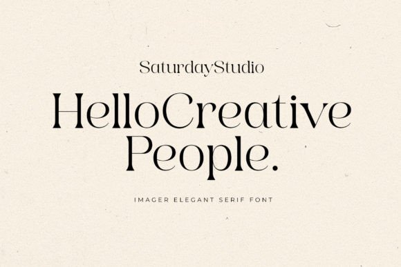 Imager Font - Preview 2