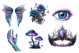 Magical Fairy Clipart Bundle Graphic by Markicha Art · Creative Fabrica