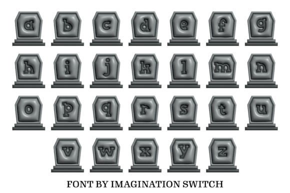 Mystic Story Inflated Font PNG with transparent background - Preview 2