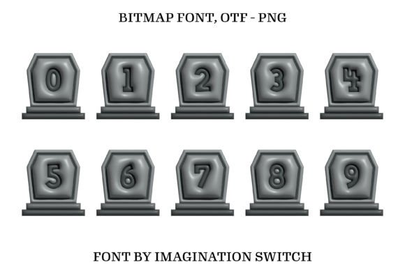 Mystic Story Inflated Font PNG with transparent background - Preview 3
