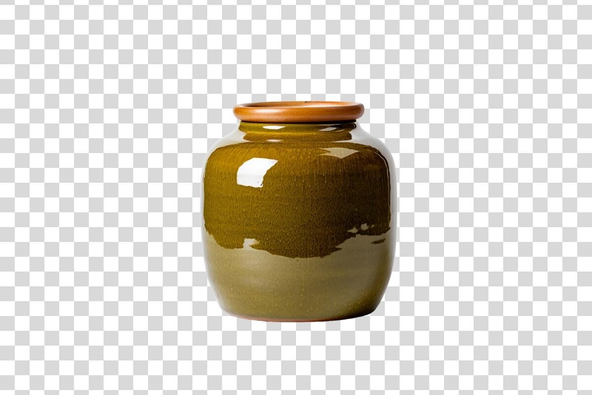 Olive Vase Isolated Graphic by Whimsy Girl · Creative Fabrica
