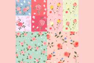 Prompt for Rose Digital Paper Graphic by Milano Creative · Creative Fabrica