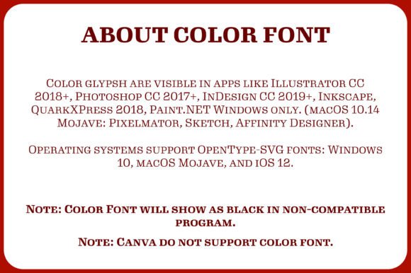Red Potion Font PNG with transparent background - Preview 3