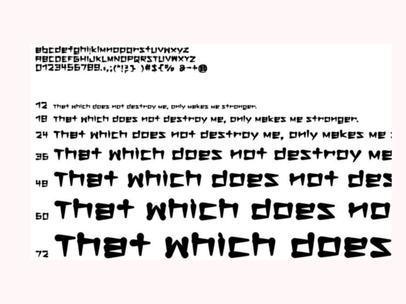 Baton Font - Preview 1