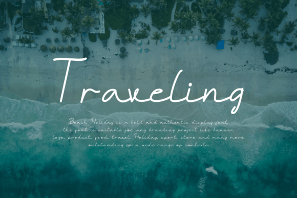 Beach Holiday Font - Preview 1