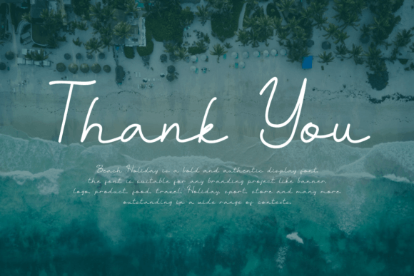 Beach Holiday Font - Preview 5
