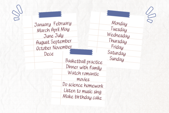 Daily Plans Font - Preview 2