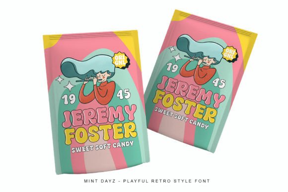 Mint Dayz Font PNG with transparent background - Preview 5