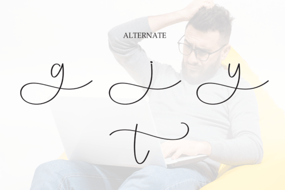 Mistype Font PNG with transparent background - Preview 6