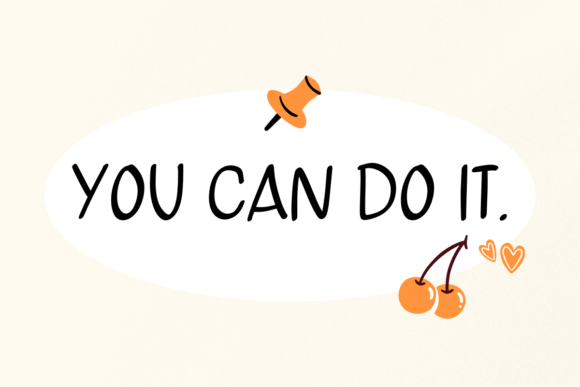 My Daily Font PNG with transparent background - Preview 3