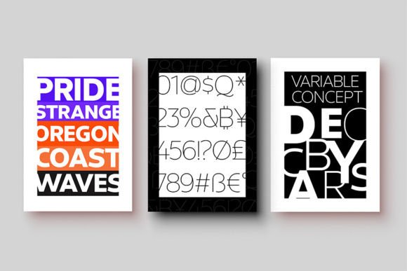 Pradock Font PNG with transparent background - Preview 4