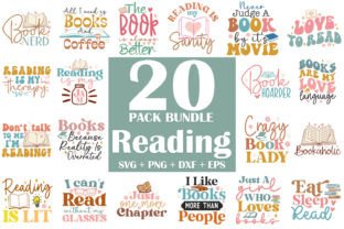 Reading SVG Bundle | Book SVG Bundle Graphic by Zoomksvg · Creative Fabrica