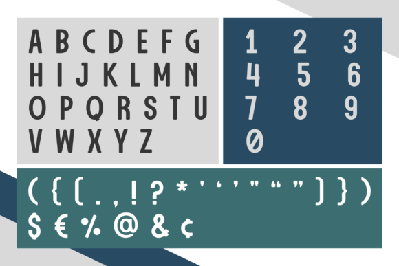 Serival Sans Font PNG with transparent background - Preview 3