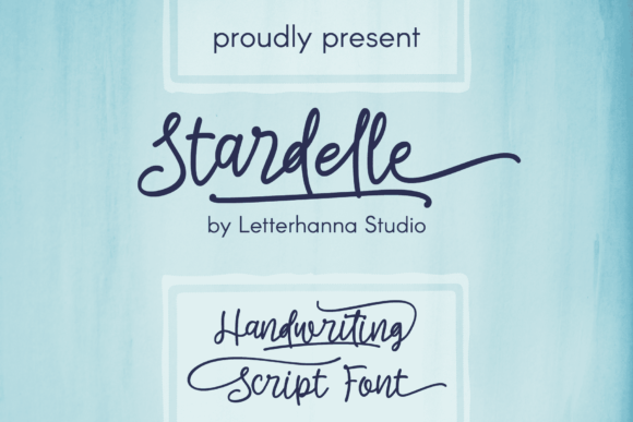 Stardelle Fuentes Caligráficas Fuente Por letterhanna