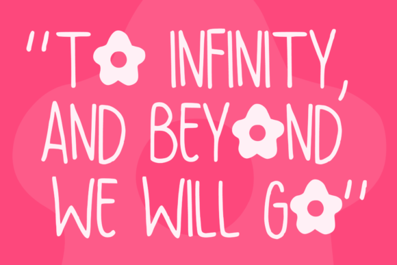 Blooming Sakura Font - Preview 1