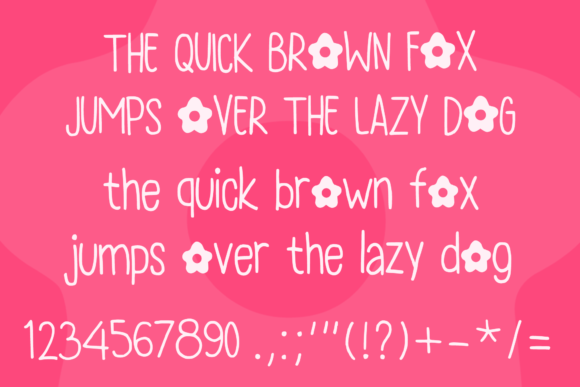 Blooming Sakura Font - Preview 3