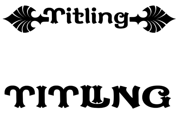Caractere Doublet Font - Preview 2