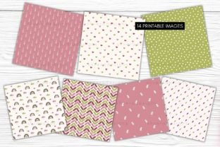 Cute Floral Boho Digital Paper Pack Graphic by StudioShvera · Creative ...