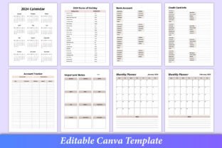 Editable 2024 Budget Planner Canva KDP Graphic by Mustafiz · Creative ...