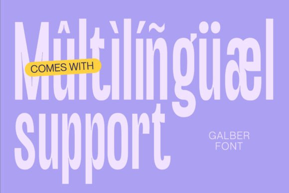 Galber Font - Preview 6