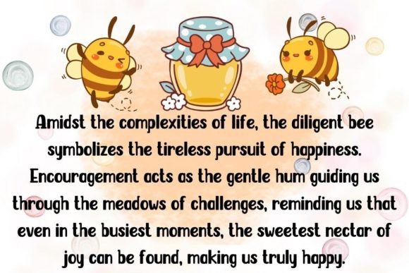 Happy Bee Font PNG with transparent background - Preview 3