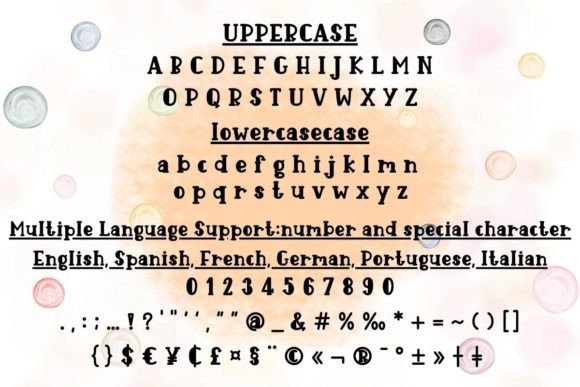 Happy Bee Font PNG with transparent background - Preview 4