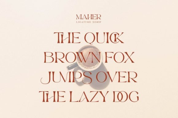 Maher Font PNG with transparent background - Preview 5