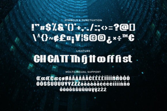 Plot Hole Font PNG with transparent background - Preview 2