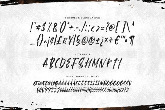 Risk Taker Font PNG with transparent background - Preview 2